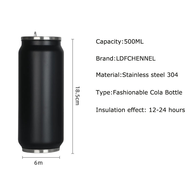 The Aura Thermal Can (500ml) | Premium Insulated Drinkware