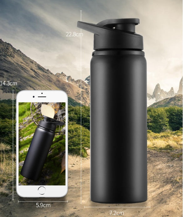 Aura Hydrate Sport Bottle (700ml) | Stainless Steel Flask with Quick-Flip Lid & Carry Loop