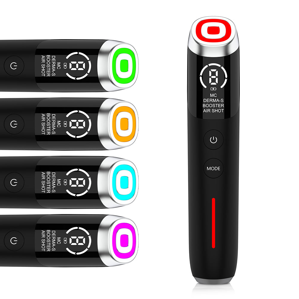 AGE BOOSTER | Aura Lift & Boost Pro | 5-in-1 LED Anti-Aging Microcurrent Facial Device